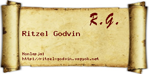 Ritzel Godvin névjegykártya